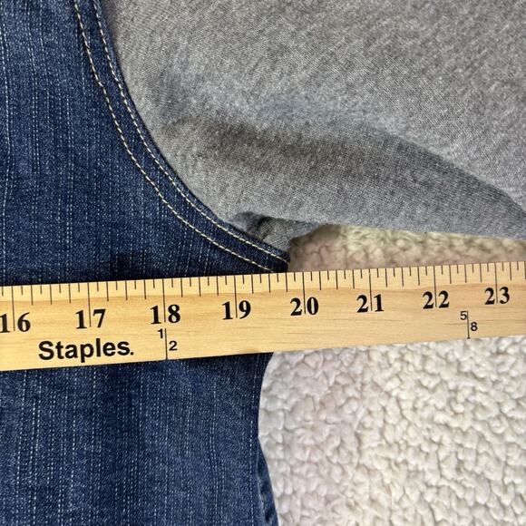 Disney Mickey Mouse Jacket Double Sided Hoodie Denim Jacket Women's Size 1 (L) - Picture 11 of 11